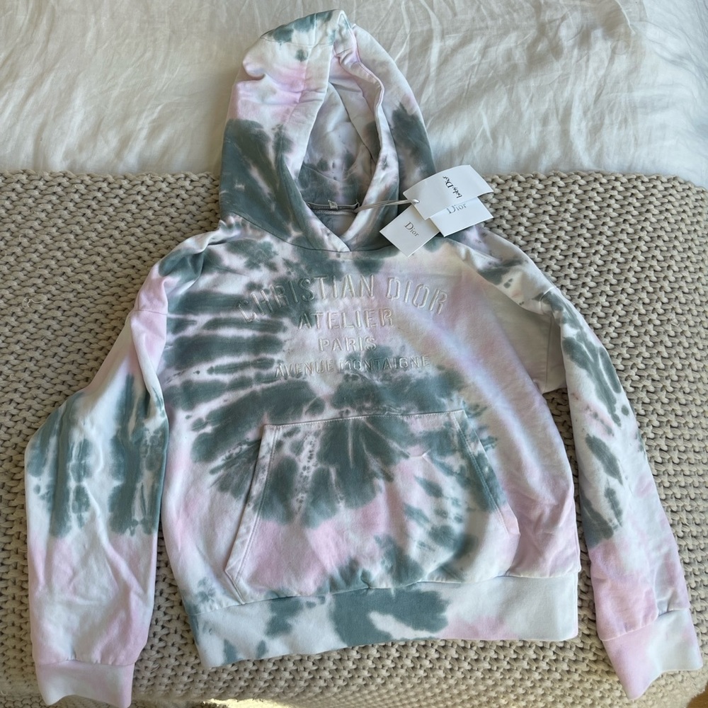 NWT DIOR KIDS TIEDYE HOODIE